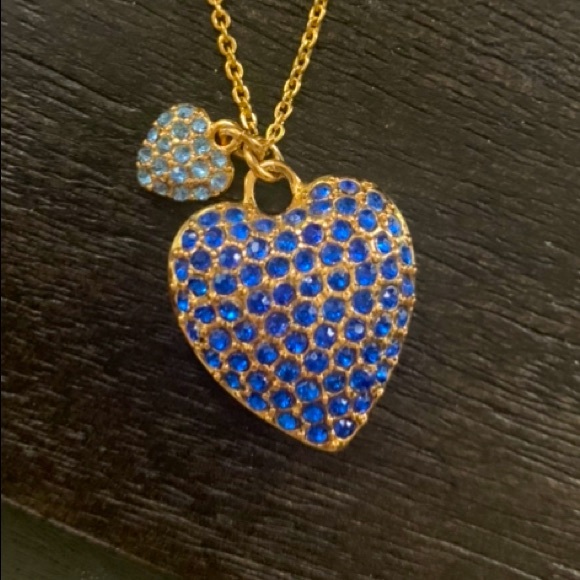 Crewcuts Jewelry J Crew Gold And Crystal Pave Heart Necklace Poshmark